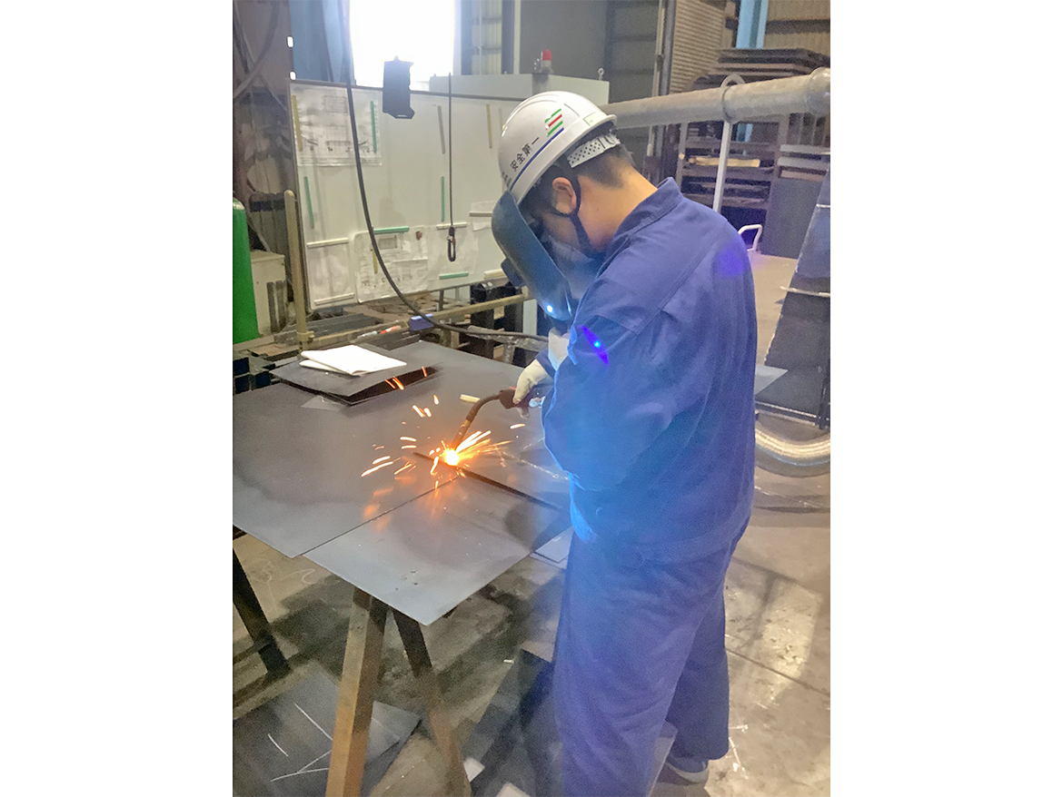 2024年10月22・23日 大分県立日田林工高等学校からインターンシップに3名来てくれました