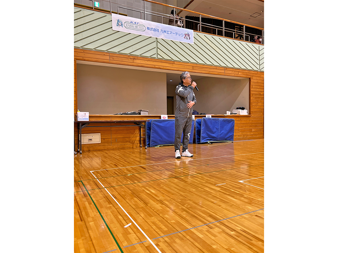 2025年2月23日 日田市卓球選手権大会兼第13回ジュニア卓球大会への協賛　3名出場